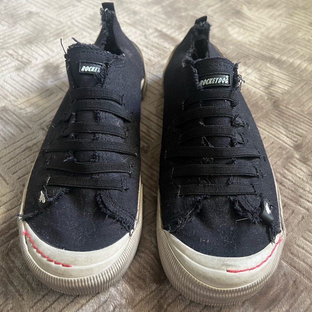 Rocket Dog Black Canvas Sneakers